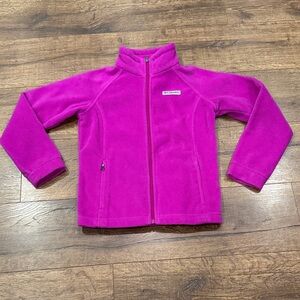 Columbia Magenta Kids Fleece Jacket
